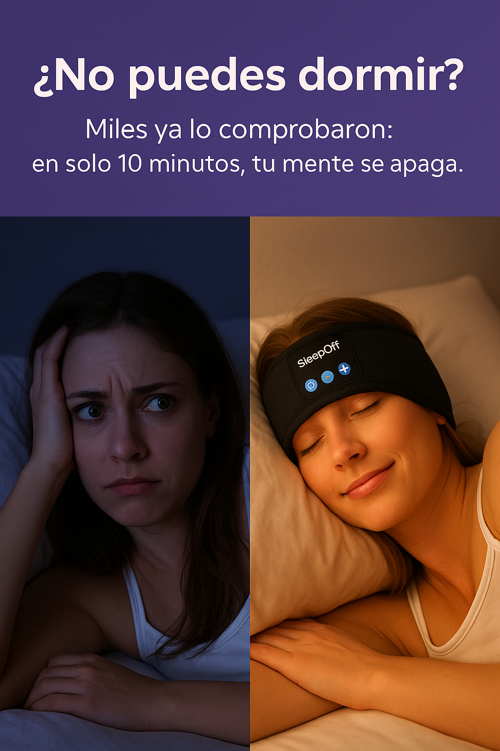 Sleep Off™ - Banda Bluetooth Con Cancelación De Ruido
