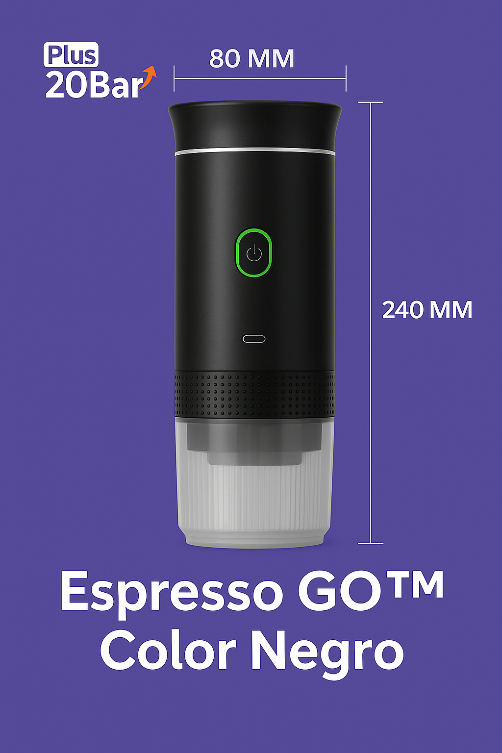 Espresso GO™ - Cafetera automática portátil