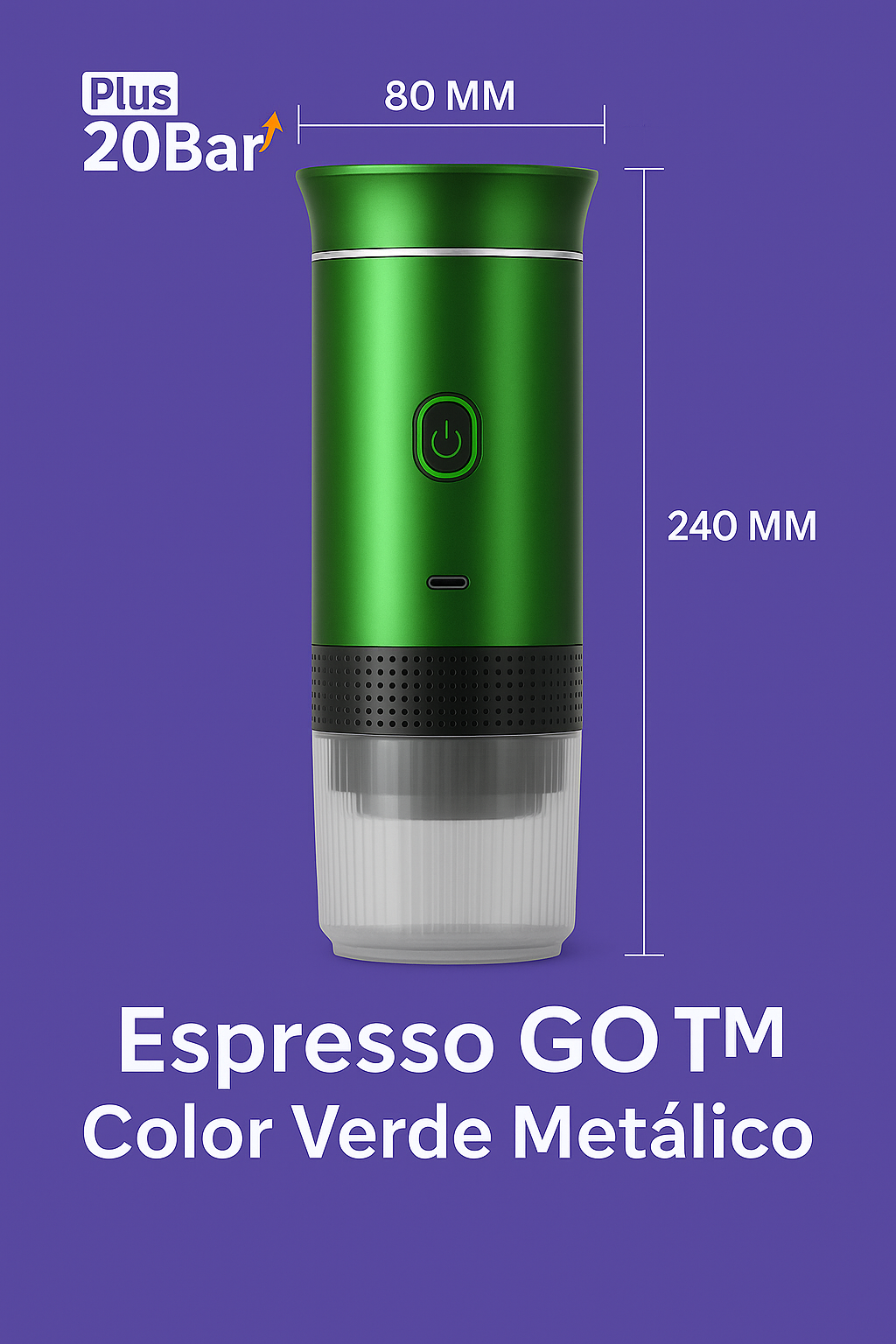 Espresso GO™ - Cafetera automática portátil