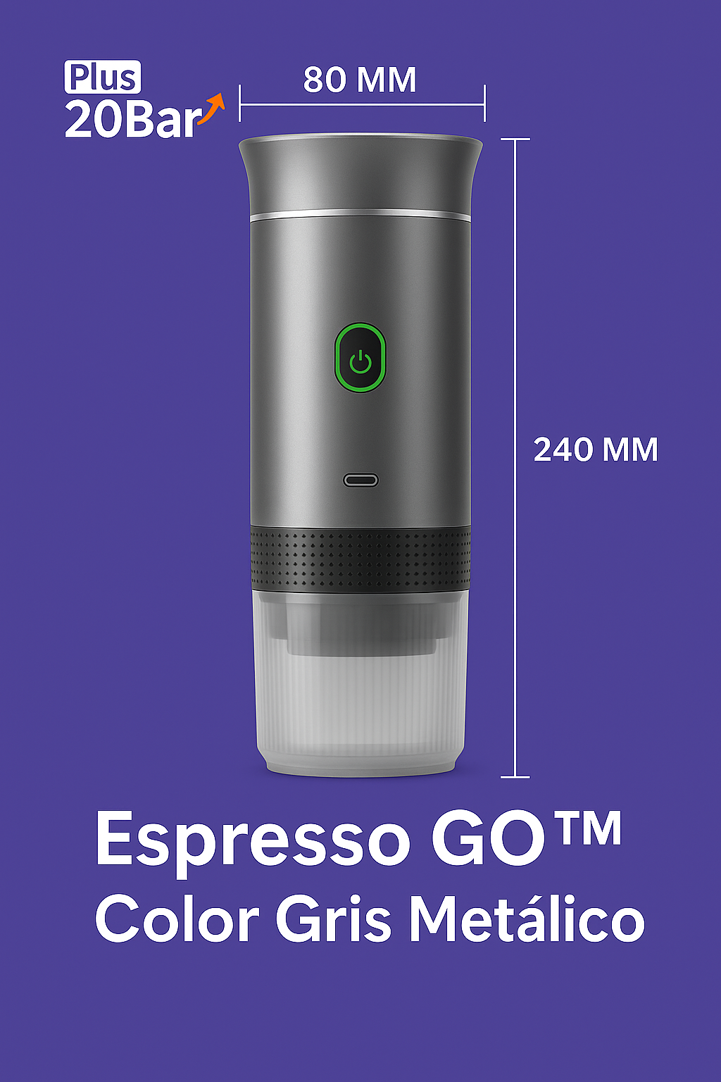 Espresso GO™ - Cafetera automática portátil
