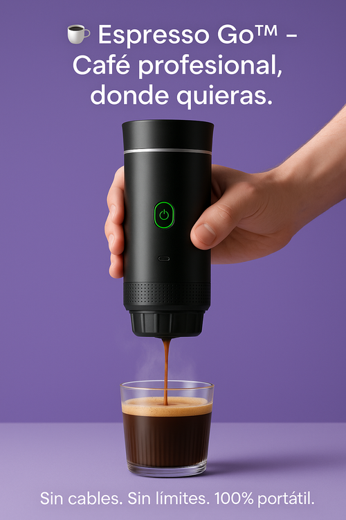 Espresso GO™ - Cafetera automática portátil