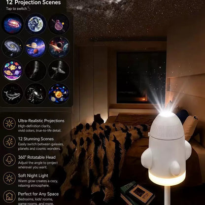 DreamSky™ — Proyector de Cielo Estrellado para Dormir sin Miedo