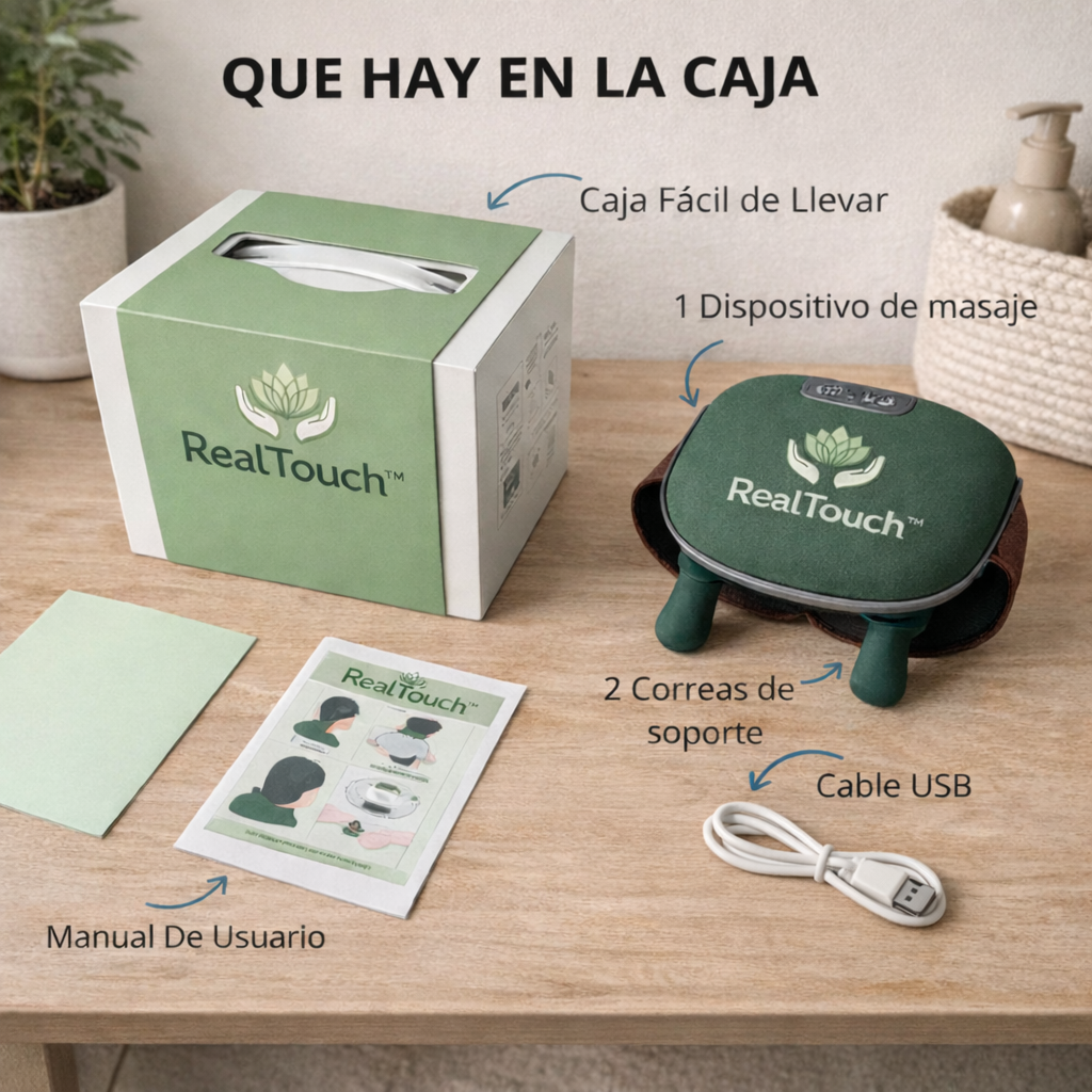RealTouch™ - Masajeador portátil relajante