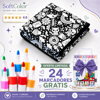 SoftColor™ — Manta para colorear, lavar y volver a pintar