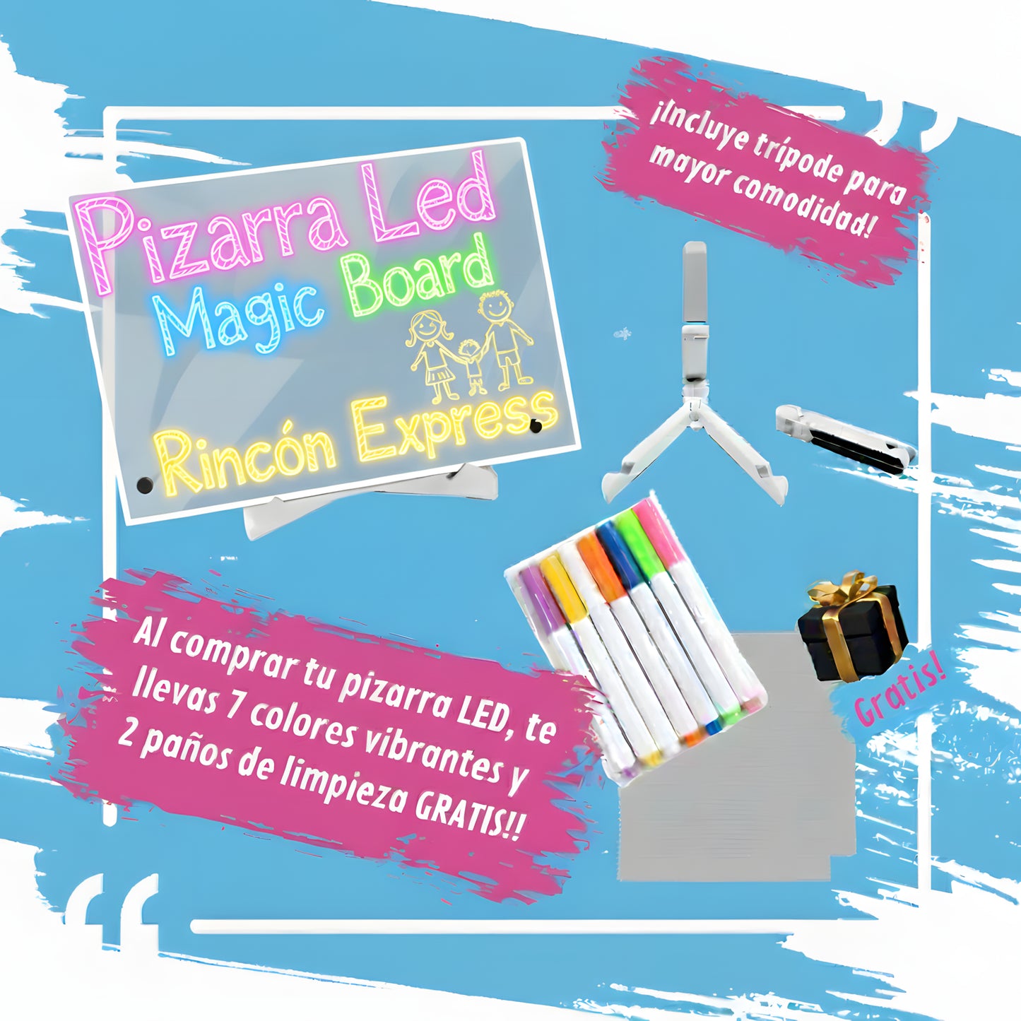 Magic Board™ - Pizarra Luminosa Para Niños