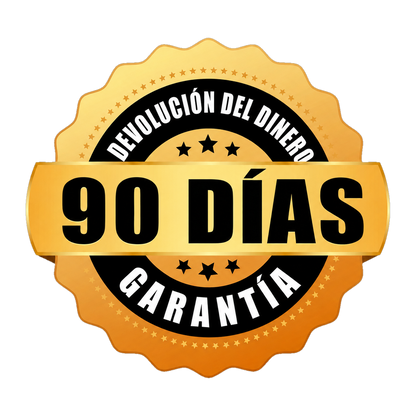 Garantía de 90 días con devolución del dinero