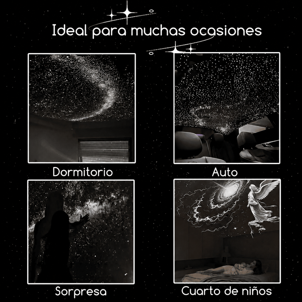Ideal para muchas ocasiones: dormitorio, auto, sorpresa y cuarto de niños