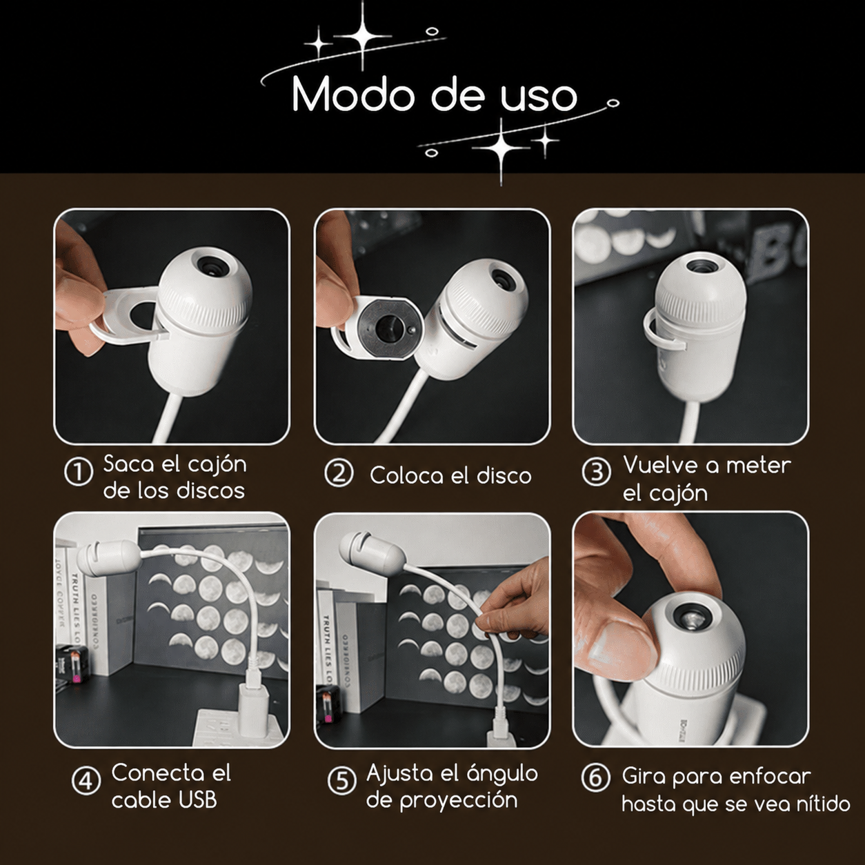 Modo de uso en seis pasos