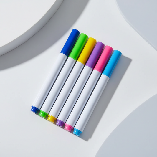 Pack 7 plumones neón